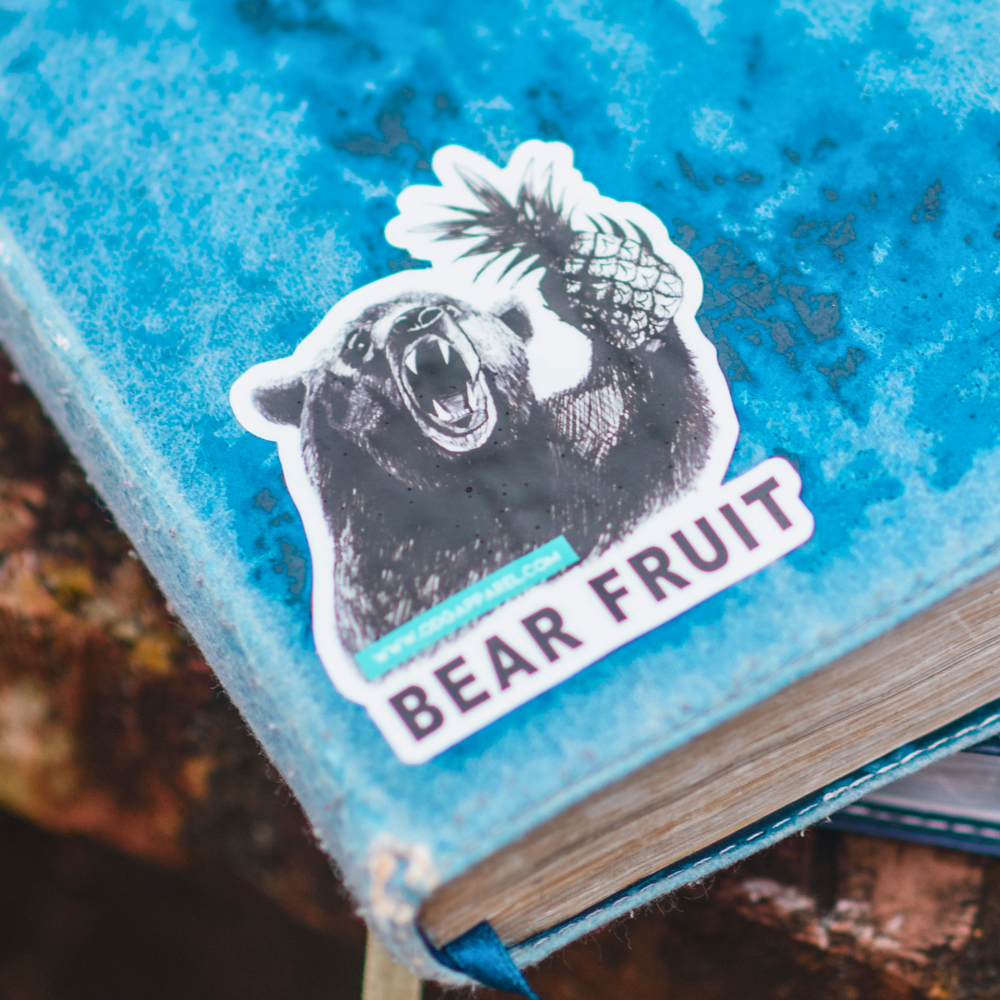 Bear Fruit Sticker ODG Apparel