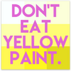 Yellow Paint Sticker