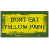 Yellow Paint (Green BG) Sticker