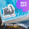 3 Bear Fruit Stickers