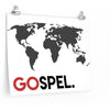 Gospel Map Poster