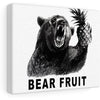 Bear Fruit Canvas - White