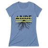 Abide Women's T-Shirt Blue Triblend M