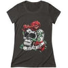 Beauty for Ashes Skull Women's Tee Solid Black Triblend 2XL