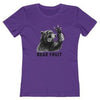 Bear Fruit T-Shirt Purple Triblend L