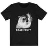 Bear Fruit (White) T-Shirt Black S