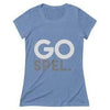 GOspel Women's T-Shirt Blue Triblend L