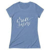 Grace Alone Women's T-Shirt Blue Triblend M