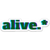 Alive.* Sticker