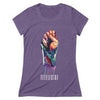 Tetelestai Women's T-Shirt Purple Triblend L