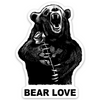 Bear Love Sticker