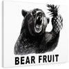 Bear Fruit Canvas - White