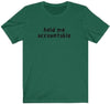 Back Row Accountable T-Shirt